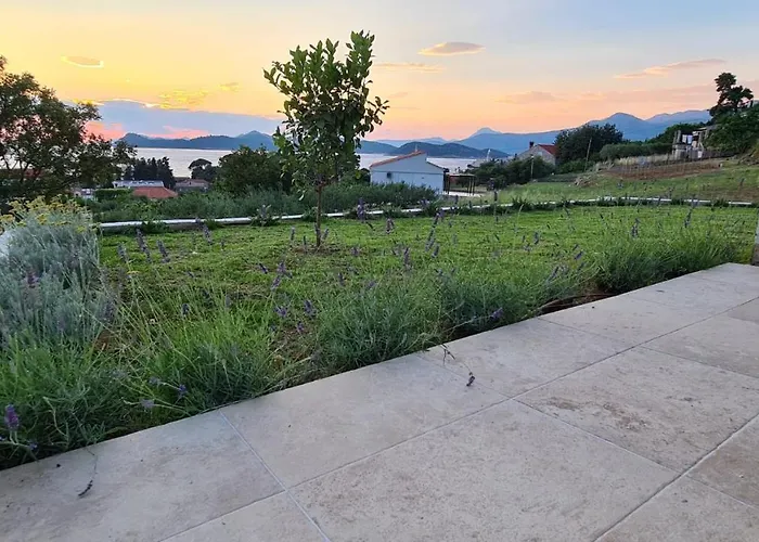 빌라 Magnificent New Tofta On Lopud, Croatia. Sea Views From The Infinity Pool