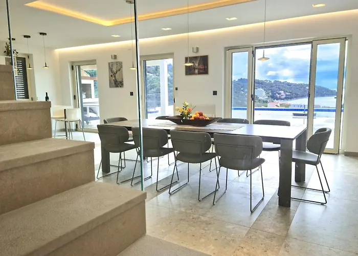 빌라 Magnificent New Tofta On Lopud, Croatia. Sea Views From The Infinity Pool 로푸드