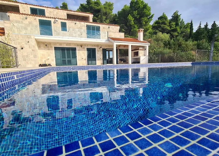 Magnificent New Tofta On Lopud, Croatia. Sea Views From The Infinity Pool 빌라 *
