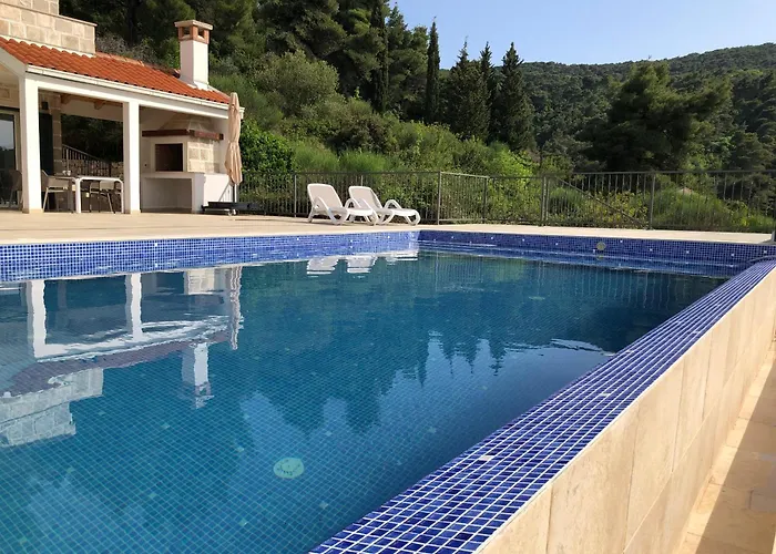 Magnificent New Tofta On Lopud, Croatia. Sea Views From The Infinity Pool 빌라 로푸드
