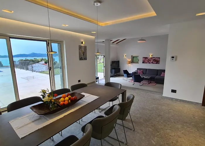 빌라 Magnificent New Tofta On Lopud, Croatia. Sea Views From The Infinity Pool