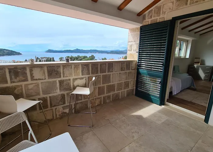 빌라 Magnificent New Tofta On Lopud, Croatia. Sea Views From The Infinity Pool *
