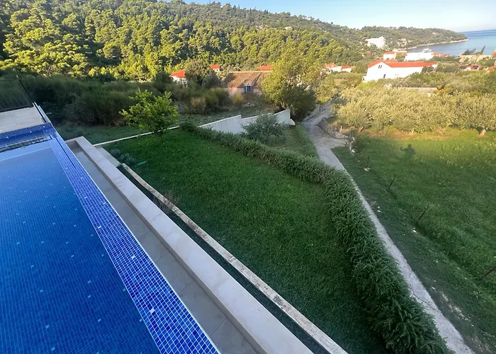 Magnificent New Tofta On Lopud, Croatia. Sea Views From The Infinity Pool *