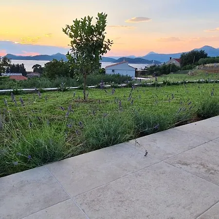 Villa Magnificent New Tofta On Lopud, Croatia. Sea Views From The Infinity Pool