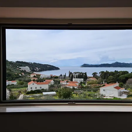 빌라 Magnificent New Tofta On Lopud, Croatia. Sea Views From The Infinity Pool 로푸드