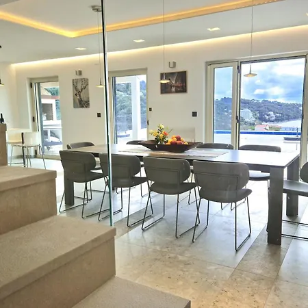 빌라 Magnificent New Tofta On Lopud, Croatia. Sea Views From The Infinity Pool 로푸드