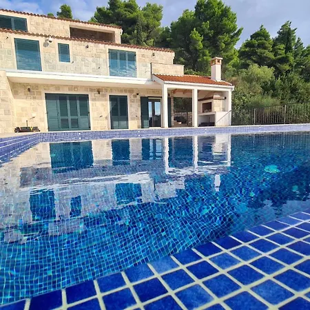 Magnificent New Tofta On Lopud, Croatia. Sea Views From The Infinity Pool Willa *