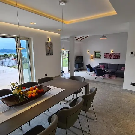 Villa Magnificent New Tofta On Lopud, Croatia. Sea Views From The Infinity Pool