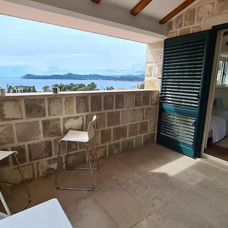 빌라 Magnificent New Tofta On Lopud, Croatia. Sea Views From The Infinity Pool *