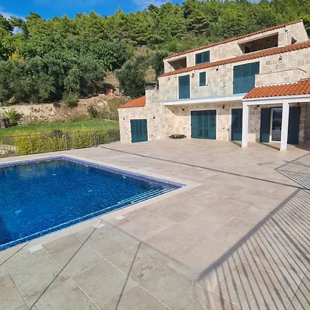 Magnificent New Tofta On Lopud, Croatia. Sea Views From The Infinity Pool *
