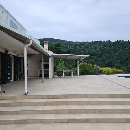 Vila Magnificent New Tofta On Lopud, Croatia. Sea Views From The Infinity Pool